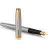 Ручка перьевая PARKER ESSENTIAL SONNET STAINLESS STEEL GT F 1931504